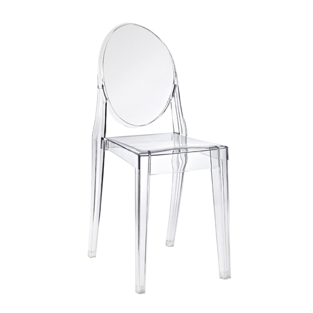 Cadeira Luís Ghost Sem Braço Transparente