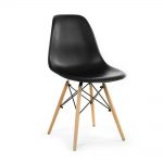 Cadeira Design Charles Eames Eiffel Preta